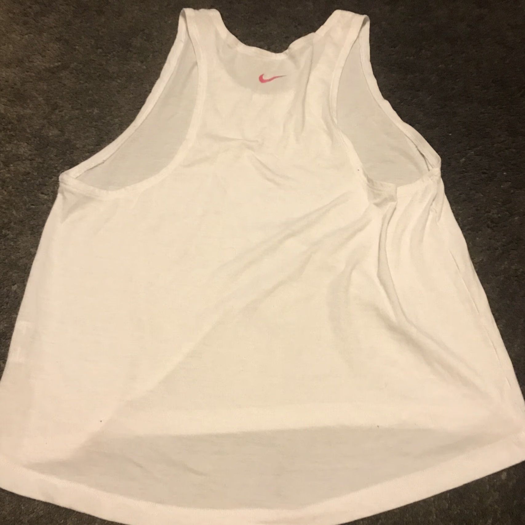 Nike Nike Dri-Fit Just Do It Tank Top Running Slate AQ5179 M White Women Size M / US 6-8 / IT 42-44 - 4 Thumbnail