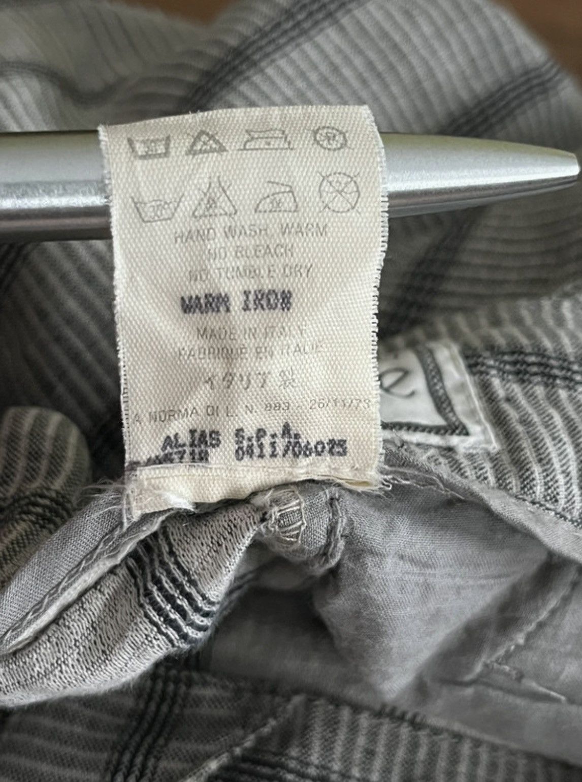 Versace Gianni Versace vintage linen stripped pants hipster rare Size US 34 / EU 50 - 10 Thumbnail