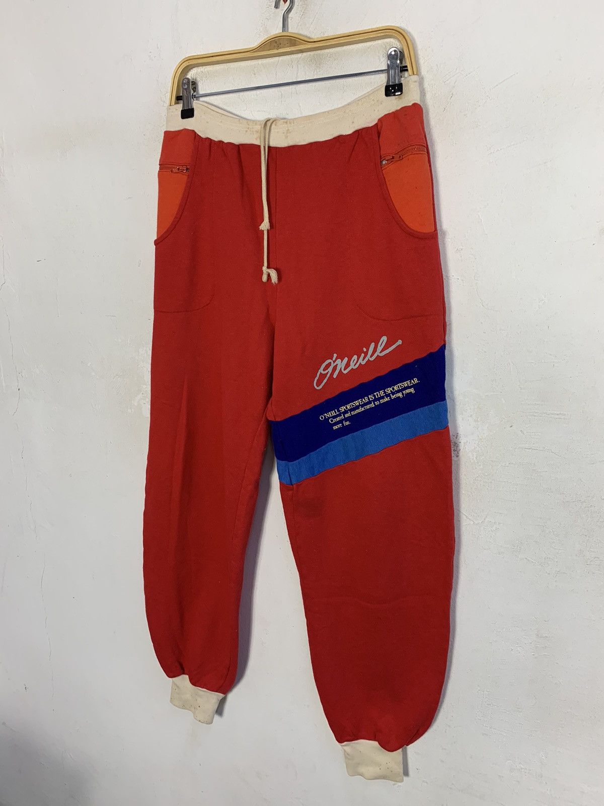 O'Neill 80s Oneill Sportswear Jogger Sweatpant Unisex Size US 30 / EU 46 - 5 Thumbnail