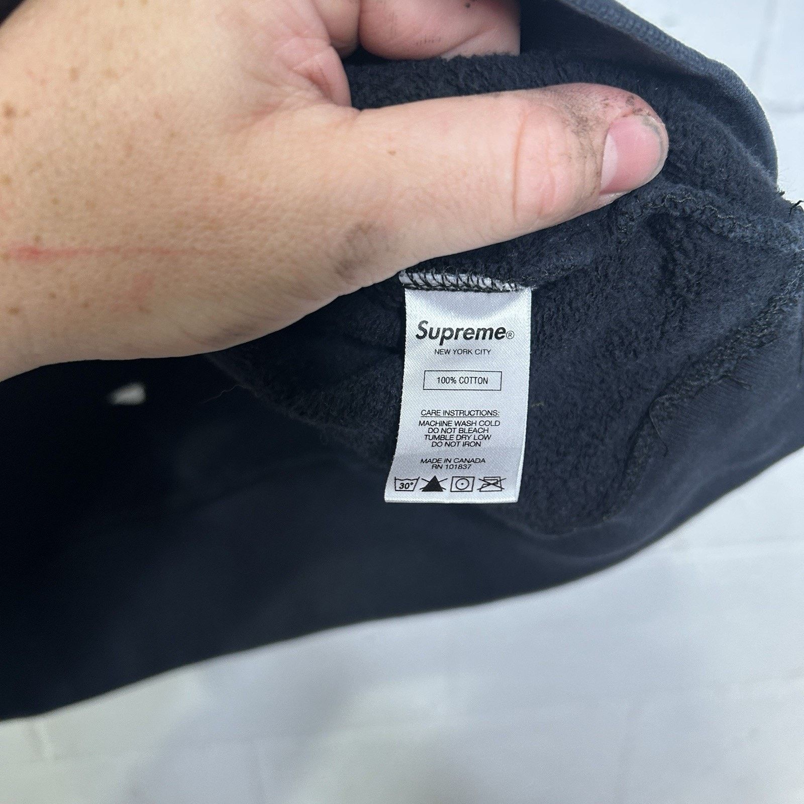 Supreme Supreme Pearl Hooded Sweatshirt “Black” FW20 Size US M / EU 48-50 / 2 - 11 Thumbnail