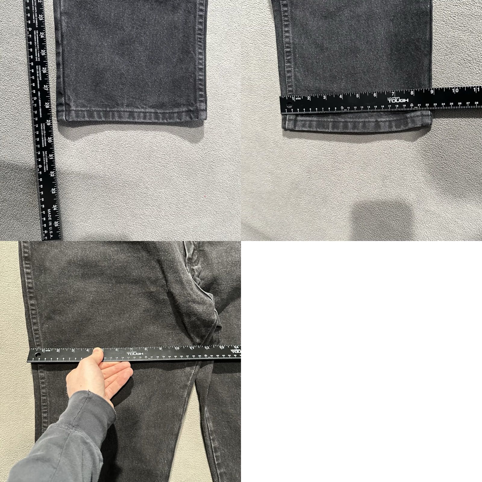 Wrangler VINTAGE Wrangler Jeans Mens 38x30 Black Denim 936WBK Slim Fit Cowboy Cut EUC Size US 30 / EU 46 - 9 Thumbnail