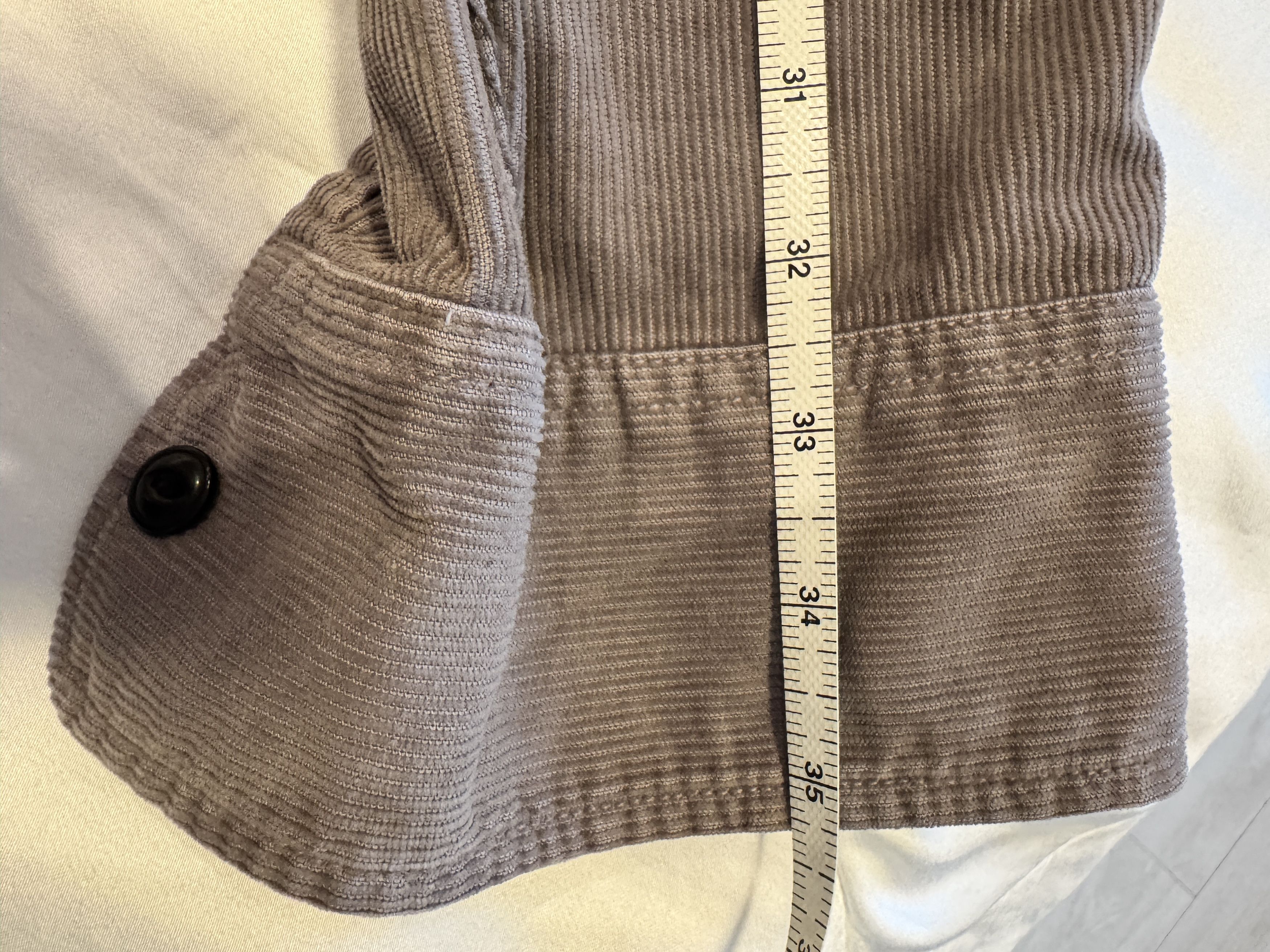 Jean Shop Think gray corduroy LS shirt Size US XXL / EU 58 / 5 - 5 Thumbnail