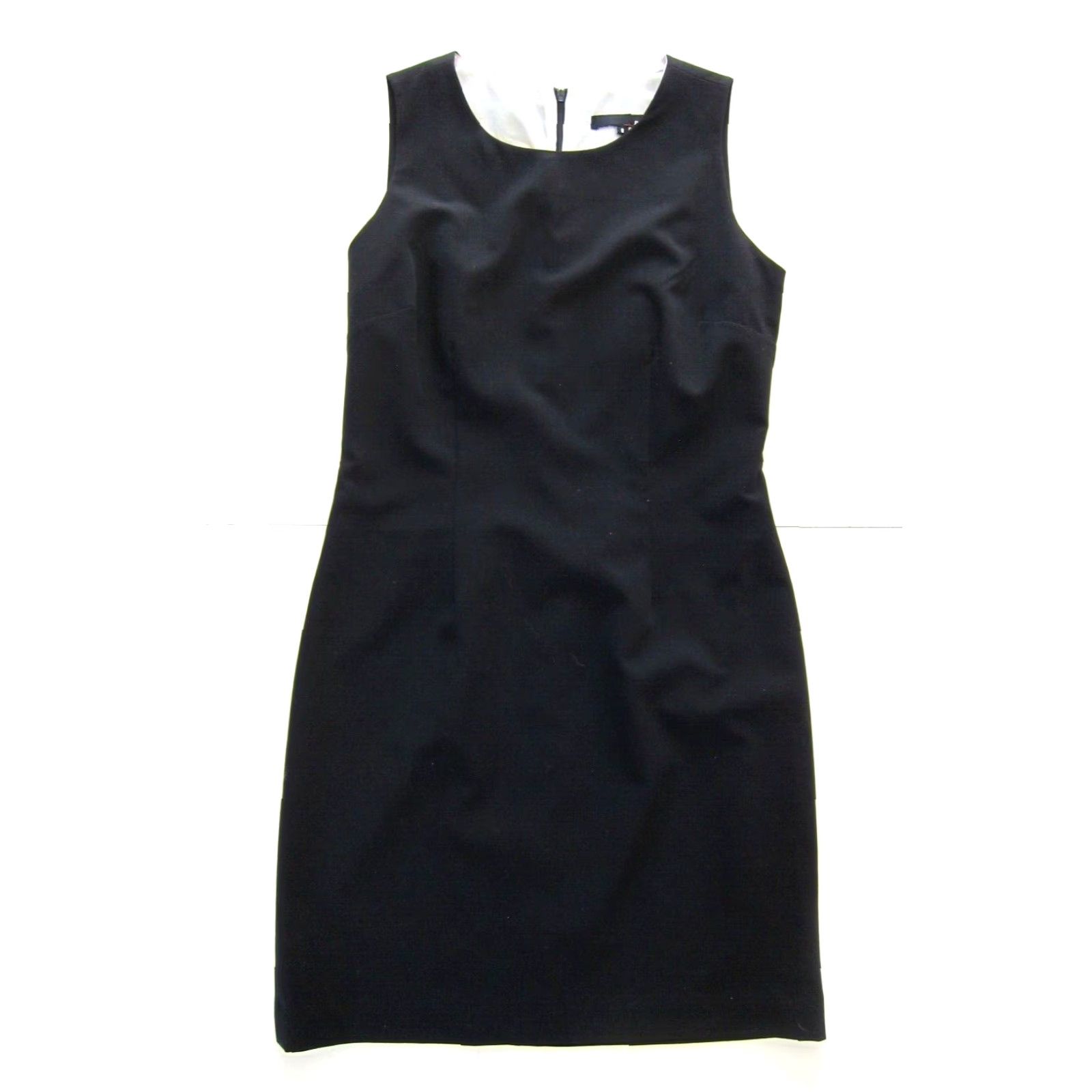 Vintage Dalia Black Sleeveless Sheath Shift Tank Pencil Dress Woman 8 Size M / US 6-8 / IT 42-44 - 2 Thumbnail