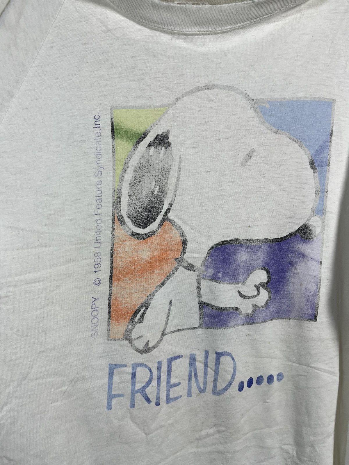 Peanuts Vintage 90s Snoopy Peanuts 1985 Size US L / EU 52-54 / 3 - 4 Thumbnail