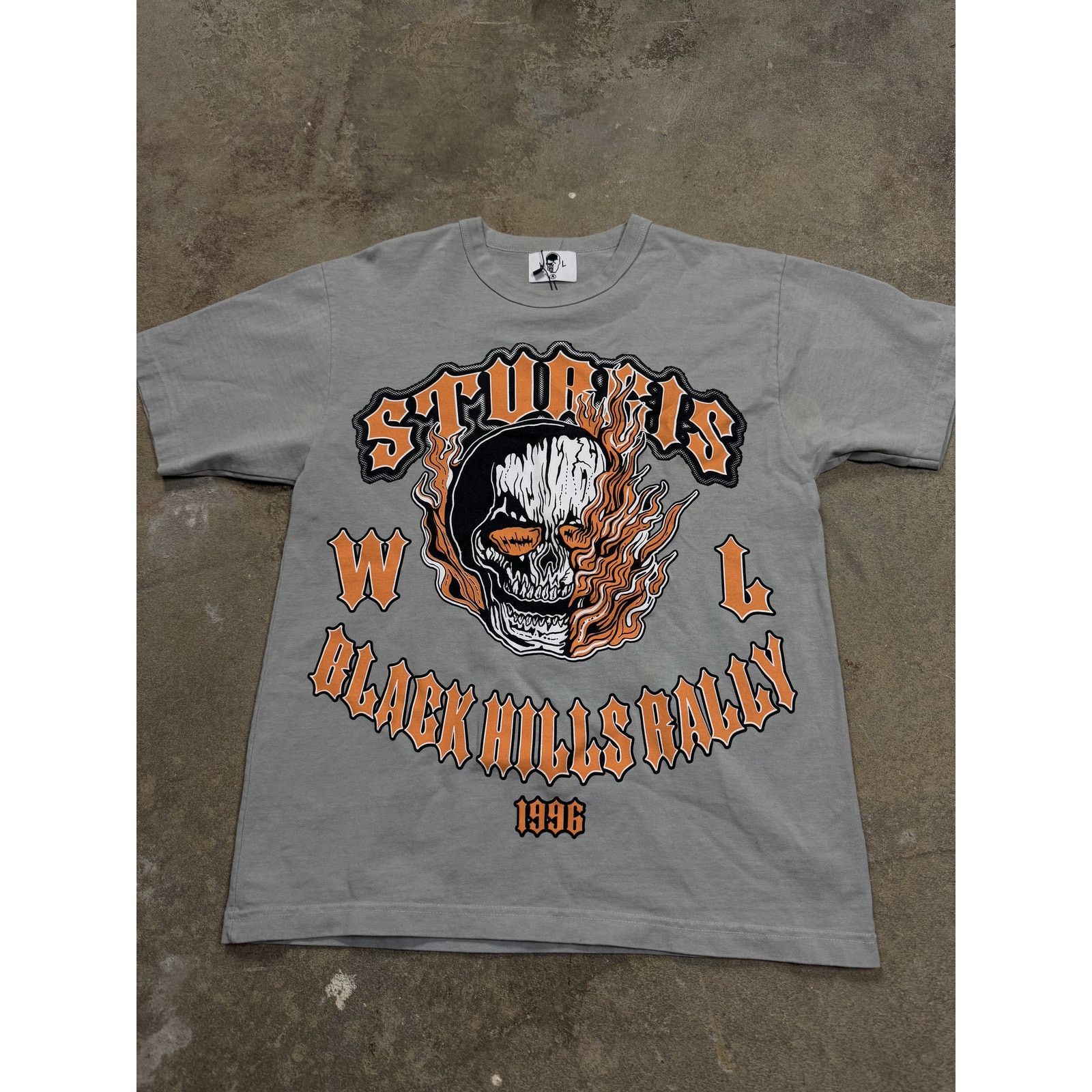 Warren Lotas Warren Lotas Sturgis Tee Grey Orange Medium Used Size US M / EU 48-50 / 2 - 1 Thumbnail