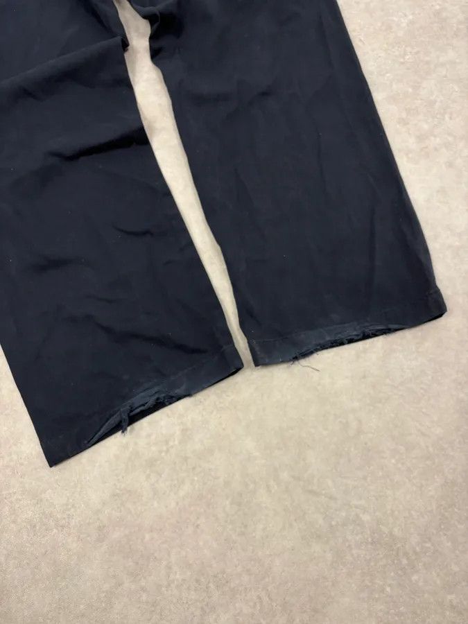 Dries Van Noten Dries Van Noten Navy Minimalist Belted Cozy Pants Size US 34 / EU 50 - 9 Thumbnail