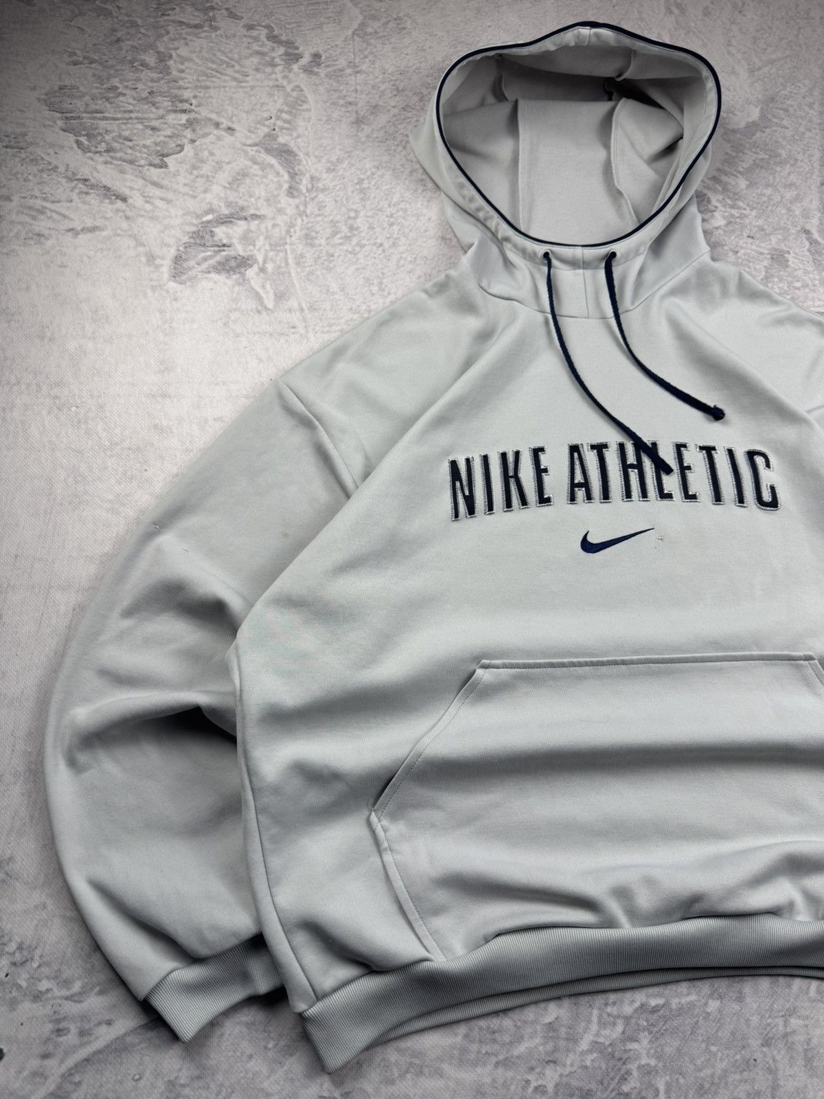 Nike × Vintage NIKE VINTAGE CENTER LOGO OVERSIZE BOXY HOODIE Size US L / EU 52-54 / 3 - 2 Thumbnail