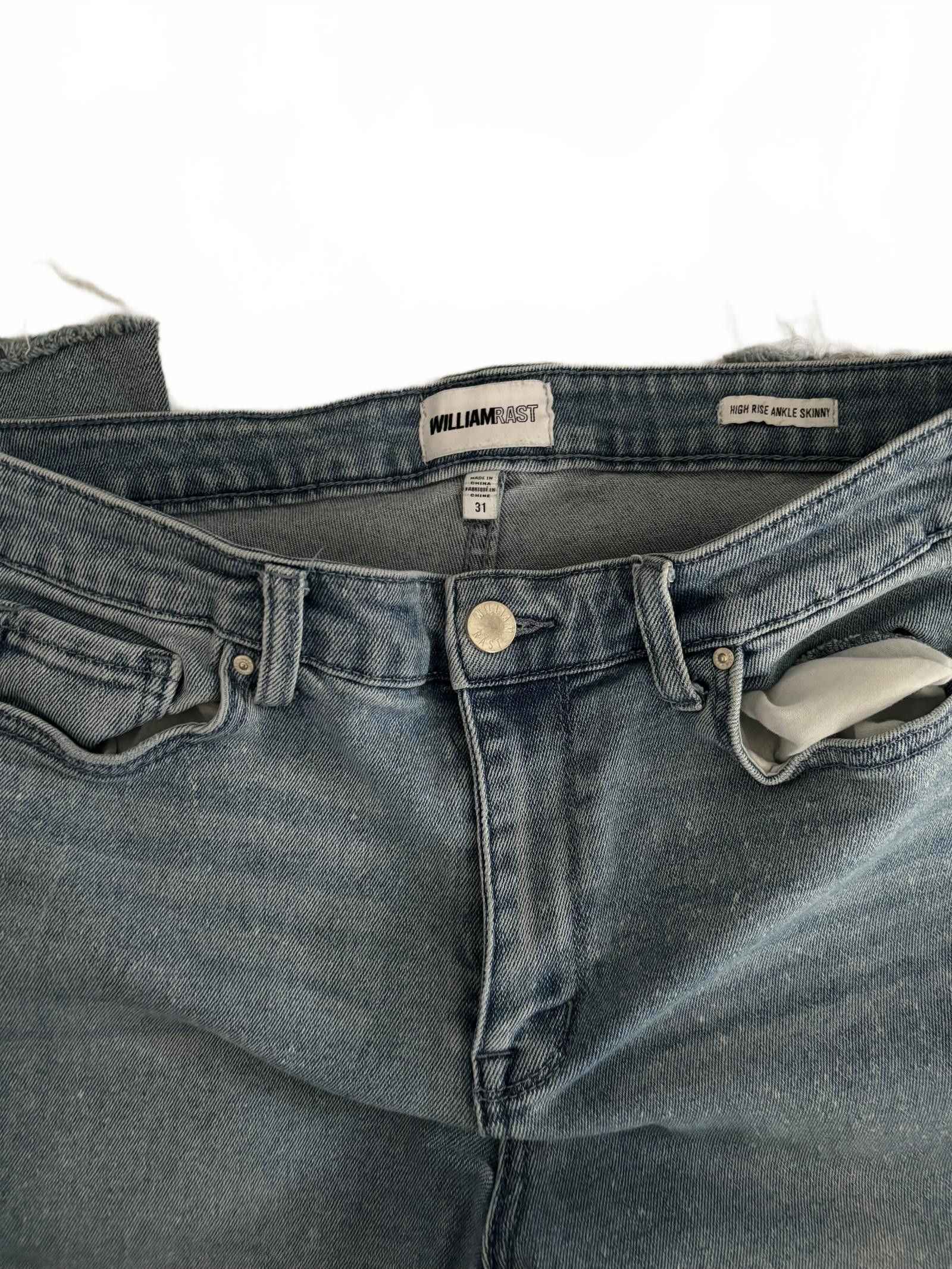 William Rast NWOT y2K WILLIAM RAST High Rise Distressed Jeans - Size 31 Size 31" - 3 Thumbnail