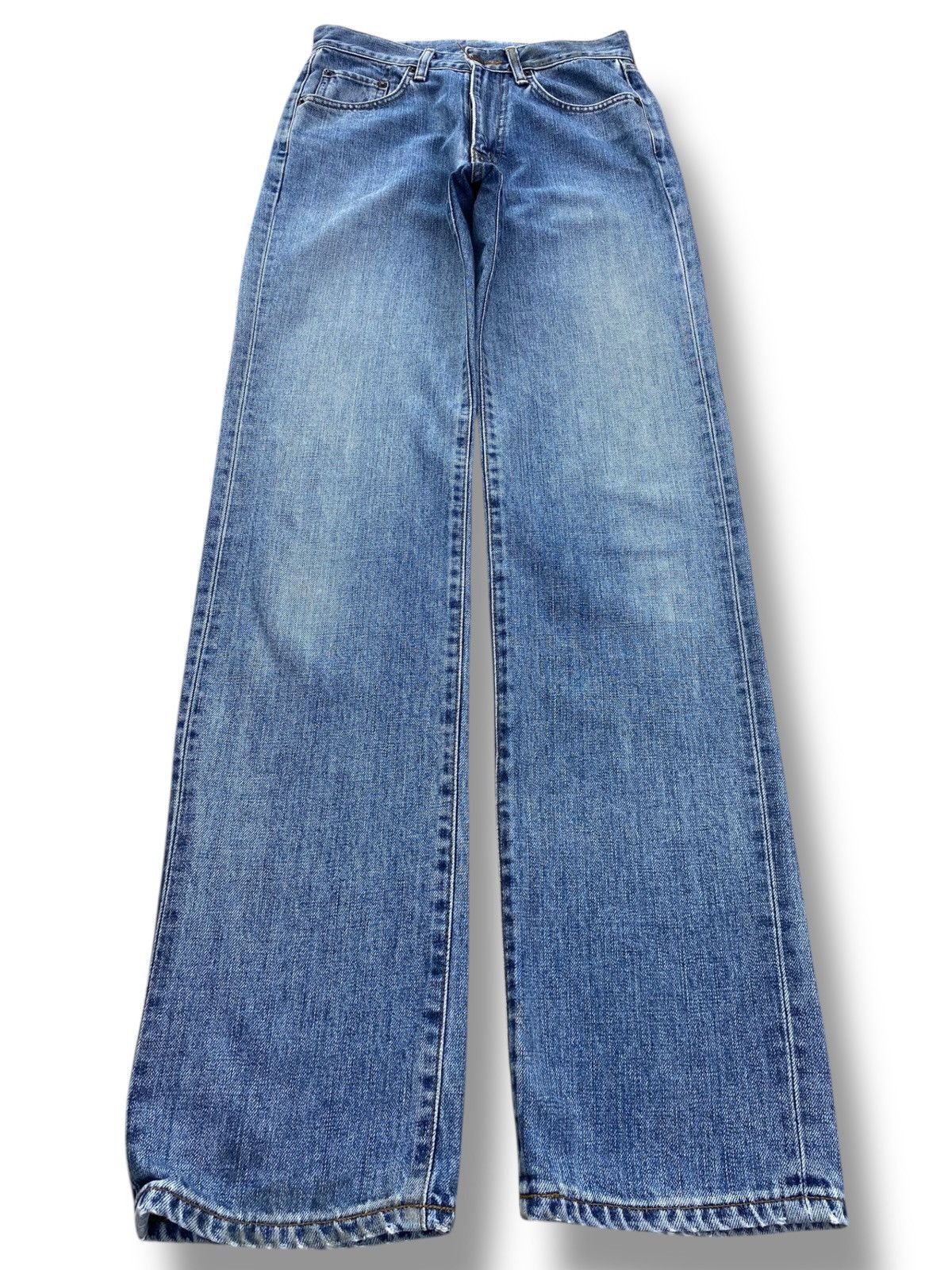 Edwin Edwin 503 High Waist Blue Wash Style Straight Leg Jeans Size US 28 / EU 44 - 1 Thumbnail