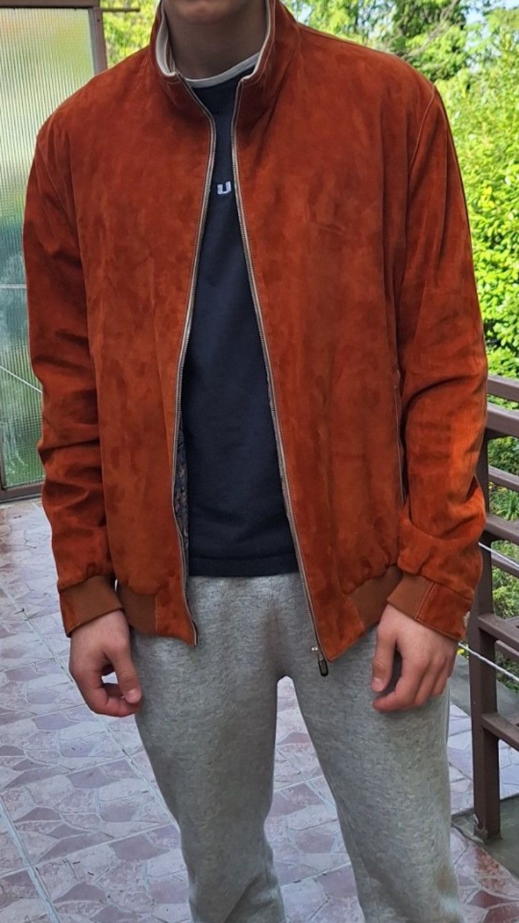 Other Latini Firenze Italian Leather Jacket Size US XXL / EU 58 / 5 - 2 Thumbnail