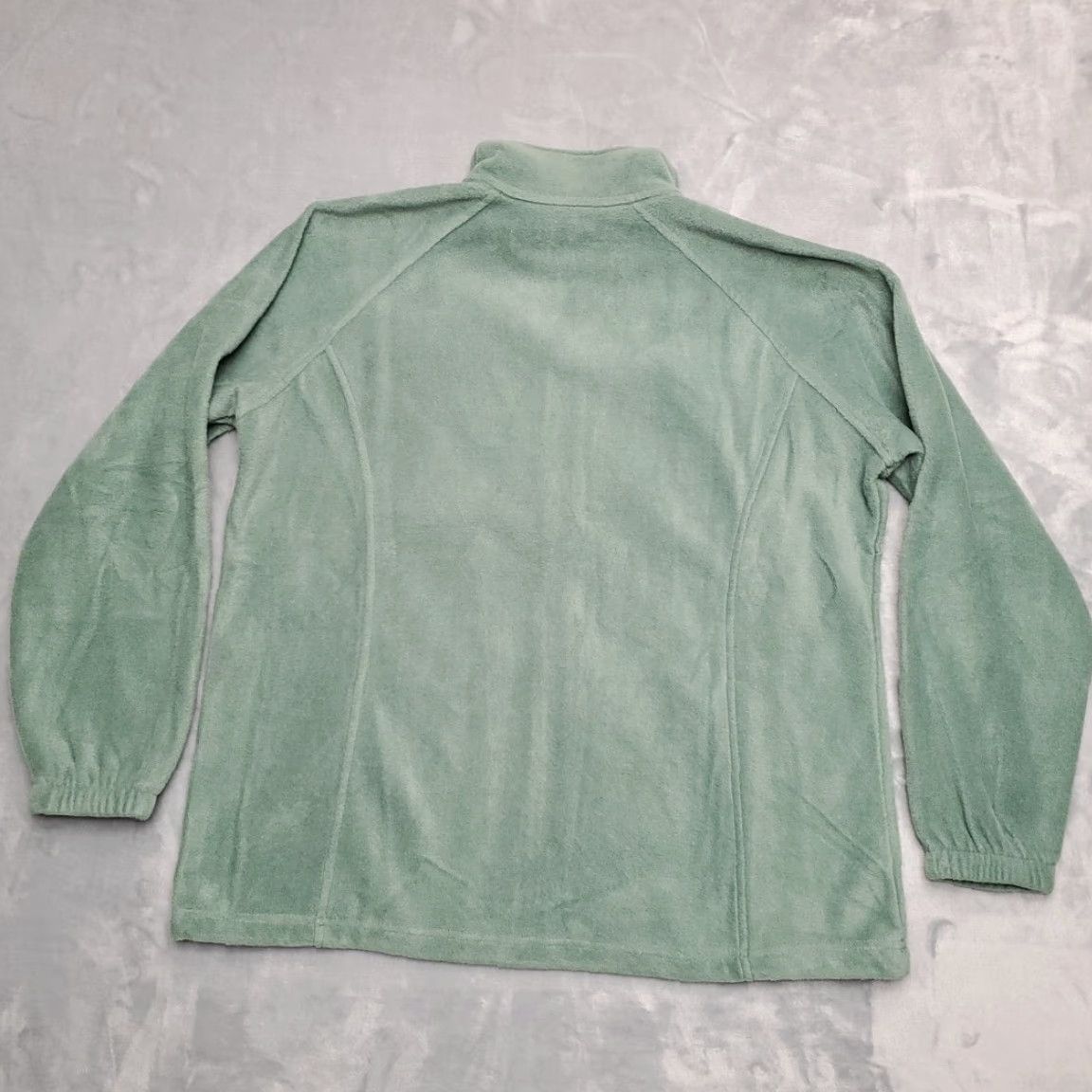 Vintage VINTAGE Harriton Jacket Womens XL Green Full Zip Fleece 100% Polyester Soft Warm Comfort Size XL / US 12-14 / IT 48-50 - 6 Thumbnail