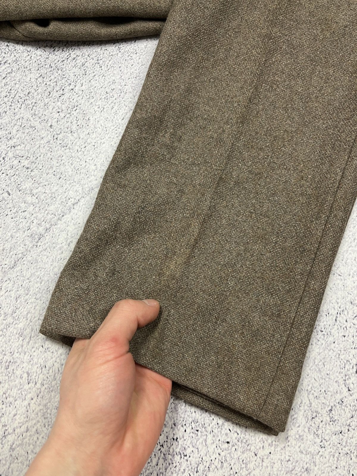 Vintage Vintage 90’s Made In UK Classic Wool Old Money Style Pants Size US 30 / EU 46 - 19 Thumbnail