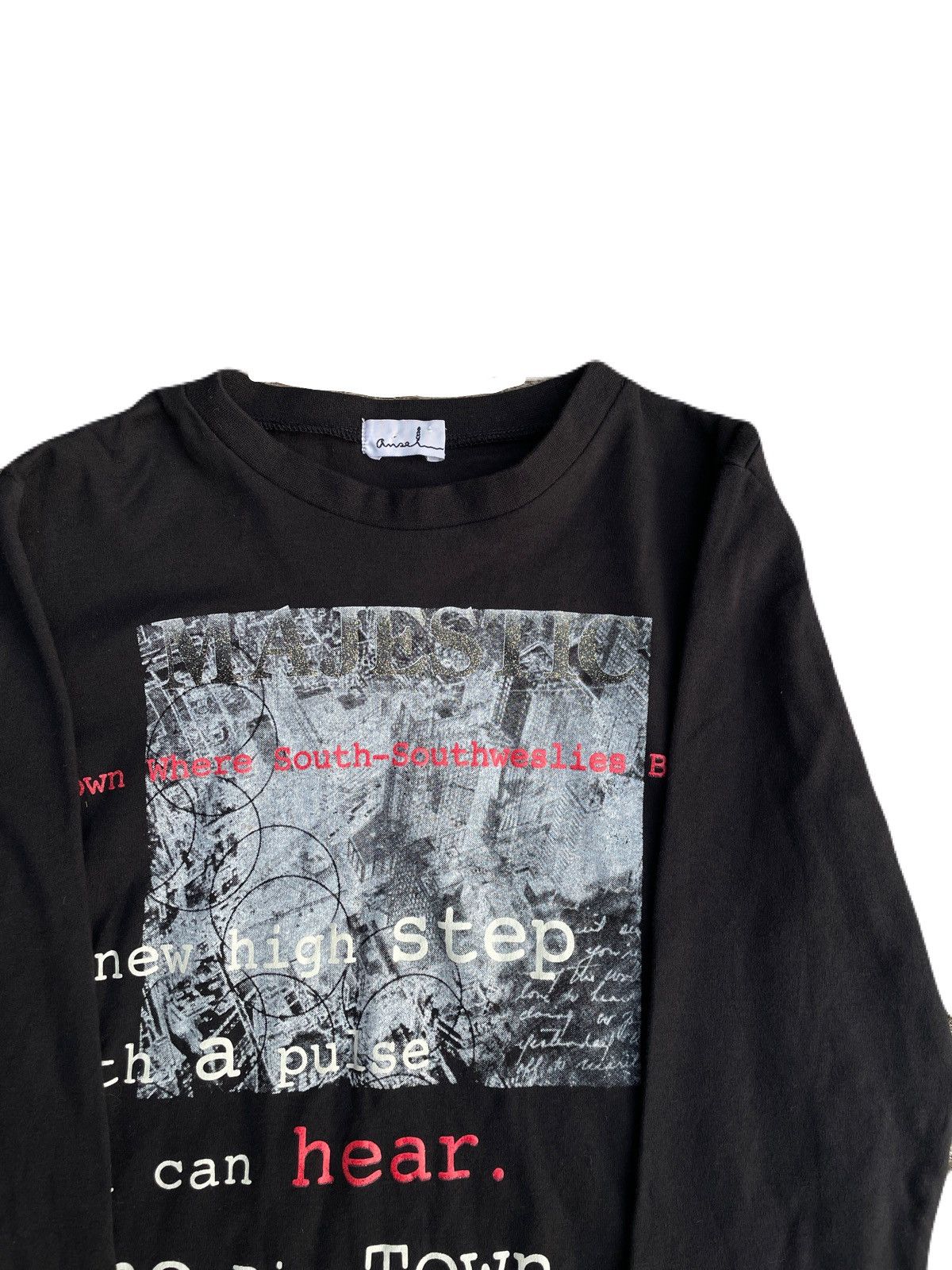 If Six Was Nine 2000s Japanese archive Glitter Poem Long Sleeve Tee Y2K Vkei Size US S / EU 44-46 / 1 - 5 Thumbnail