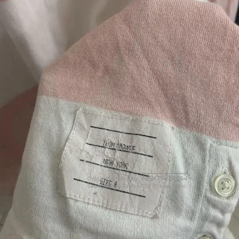 Thom Browne Thom Browne Striped Cotton Long Sleeve Polo . Size US XXL / EU 58 / 5 - 5 Thumbnail