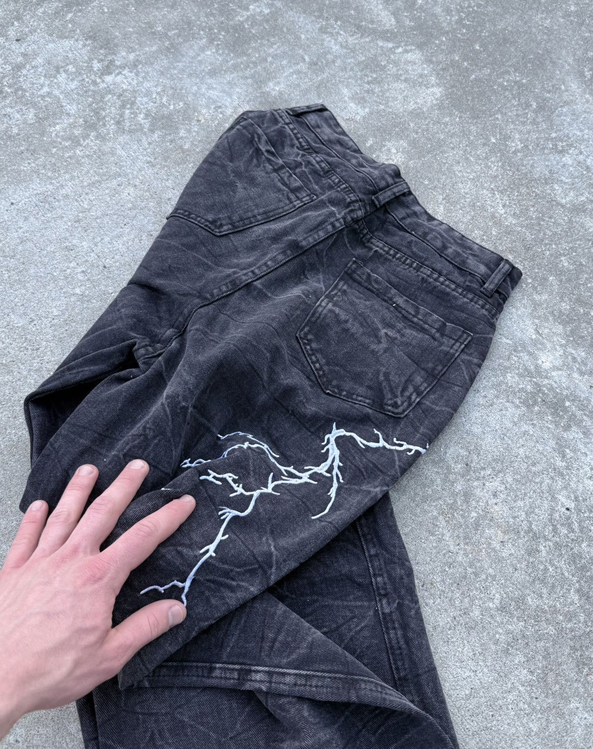 Other Vintage Y2K avantgarde streetwear opium track jeans Size US 31 - 8 Thumbnail