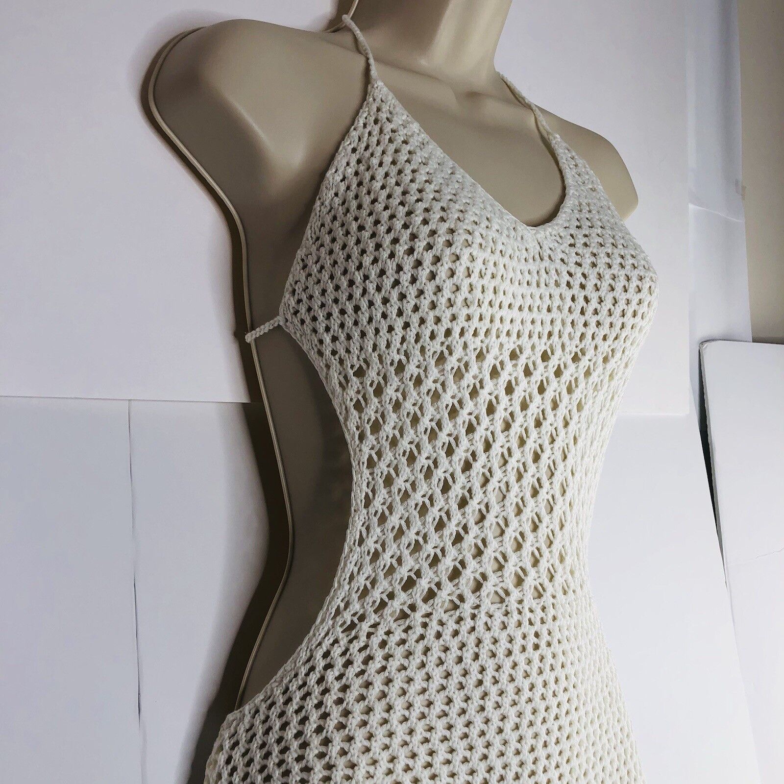 Forever 21 Forever 21 Crochet Midi Dress L Fringe Tassels cover Size L / US 10 / IT 46 - 4 Thumbnail