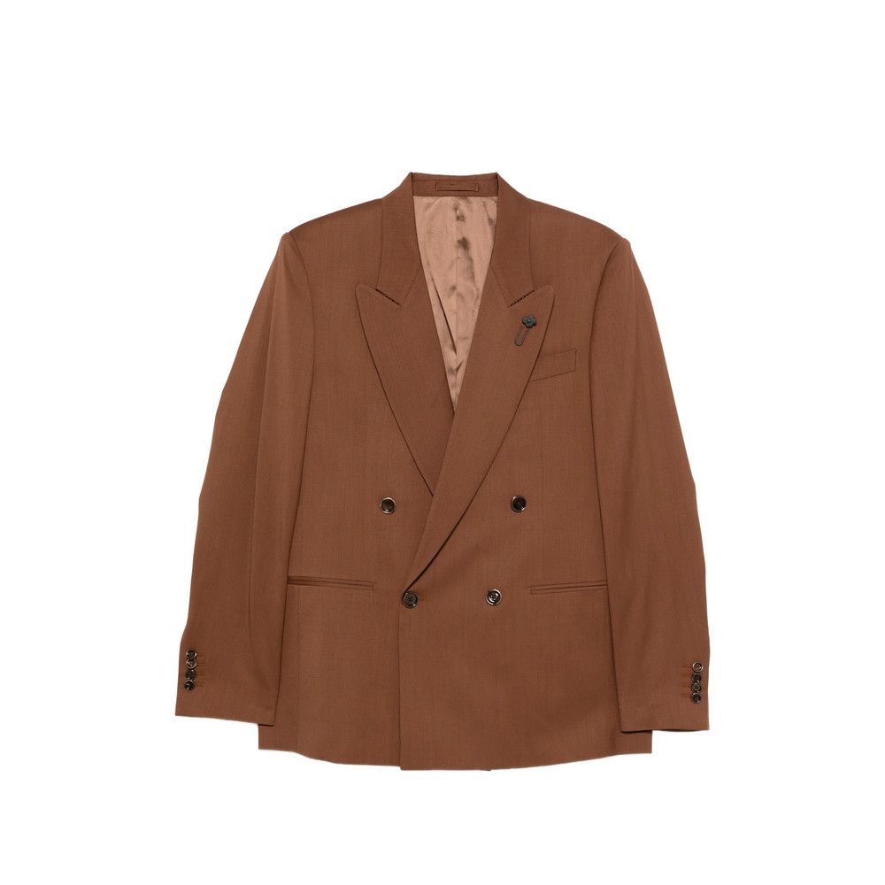 Lardini Lardini BROWN Jackets - Blazers Size US L / EU 52-54 / 3 - 1 Thumbnail