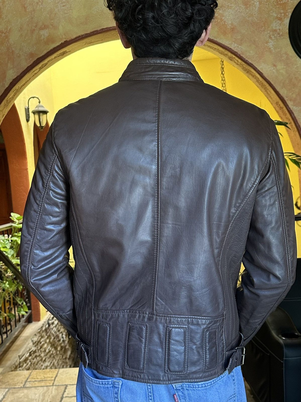 Vintage Vintage Milwaukee Brown Leather Racing Jacket Size US M / EU 48-50 / 2 - 4 Thumbnail