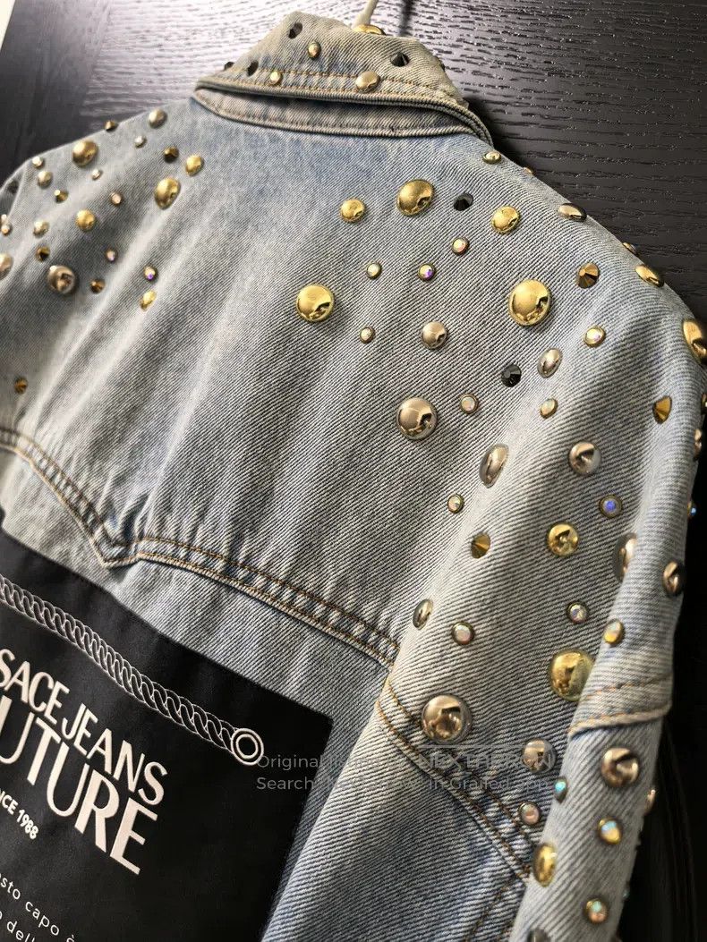 Versace Versace Washed denim jacket Size US XS / EU 42 / 0 - 8 Thumbnail