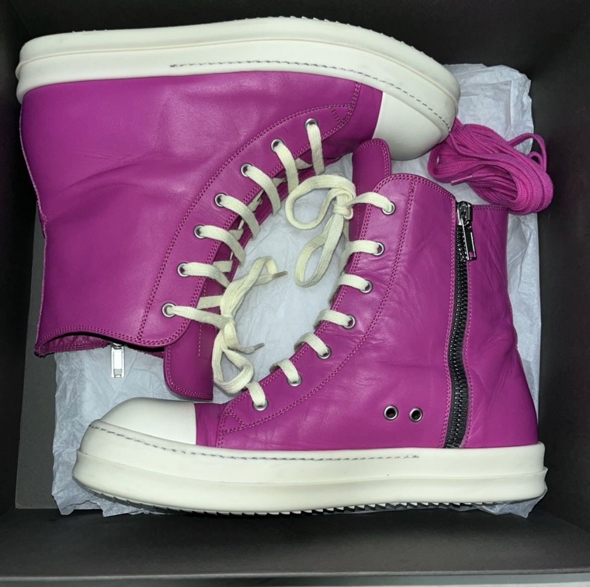 Rick Owens Rick Owens SS23 EDFU Ramones “Hot Pink” Size US 10 / EU 43 - 9 Thumbnail