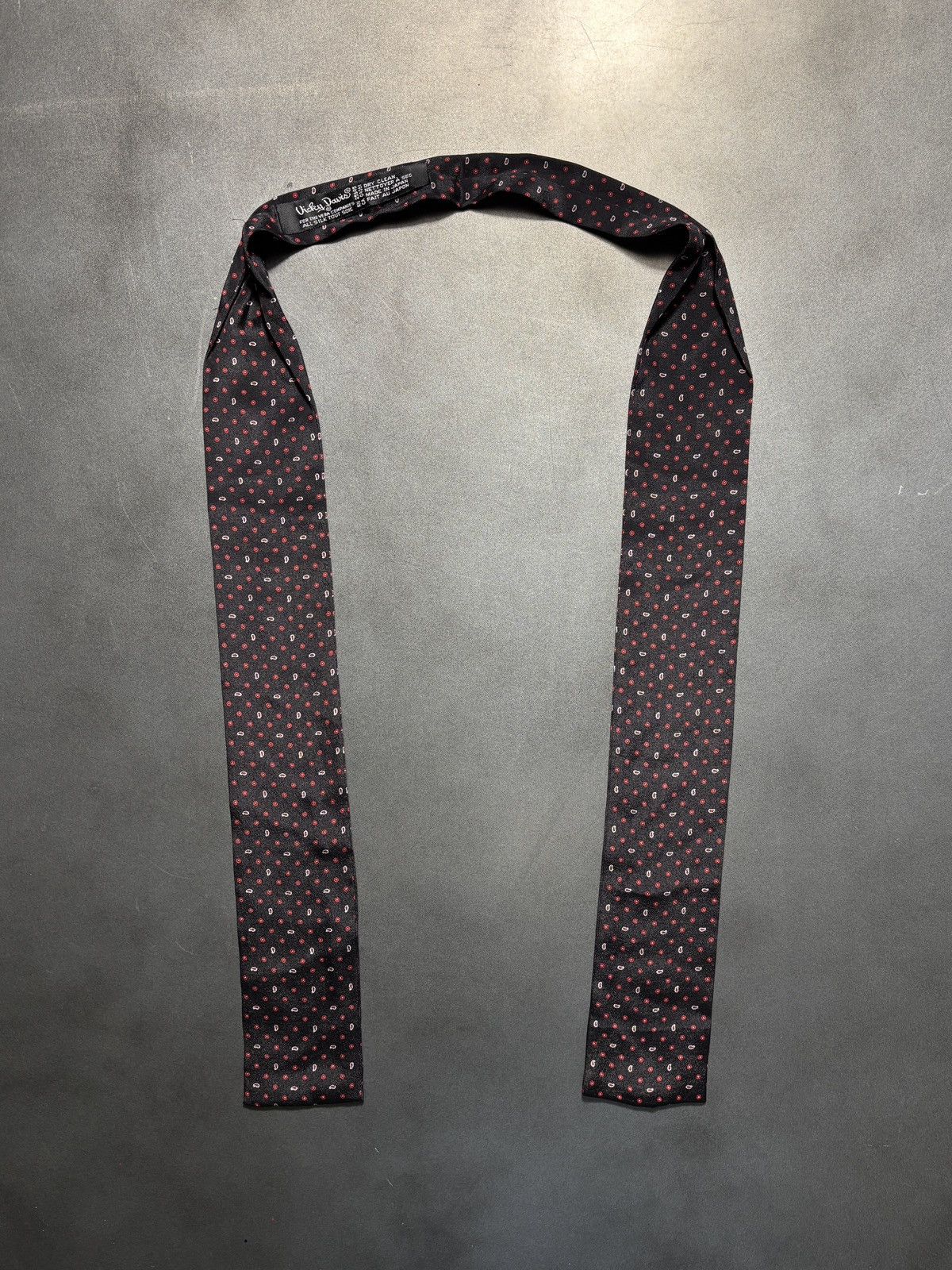 Vicky Davis Vintage Slik Cravat Bowtie Ascot Neckerchief Vicky Davis Tie Size ONE SIZE - 5 Thumbnail
