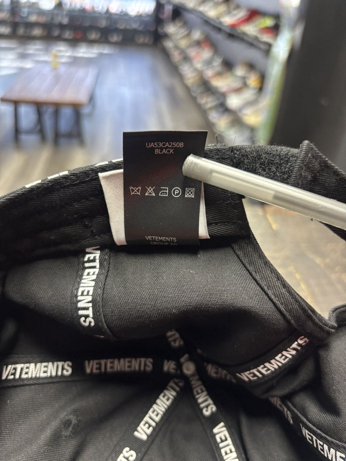 Vetements Vetements repeat logo hat Size ONE SIZE - 6 Thumbnail