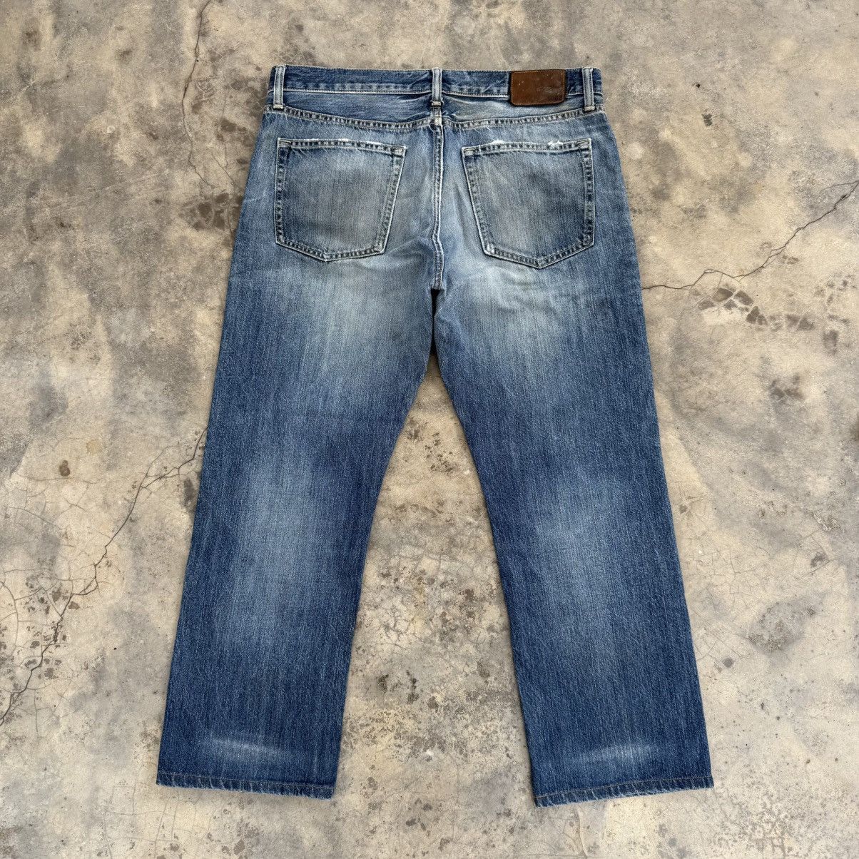 Japanese Brand × Jean × Vintage VINTAGE JAPANESE FADED JEAN DENIM PANTS Size US 37 - 7 Thumbnail