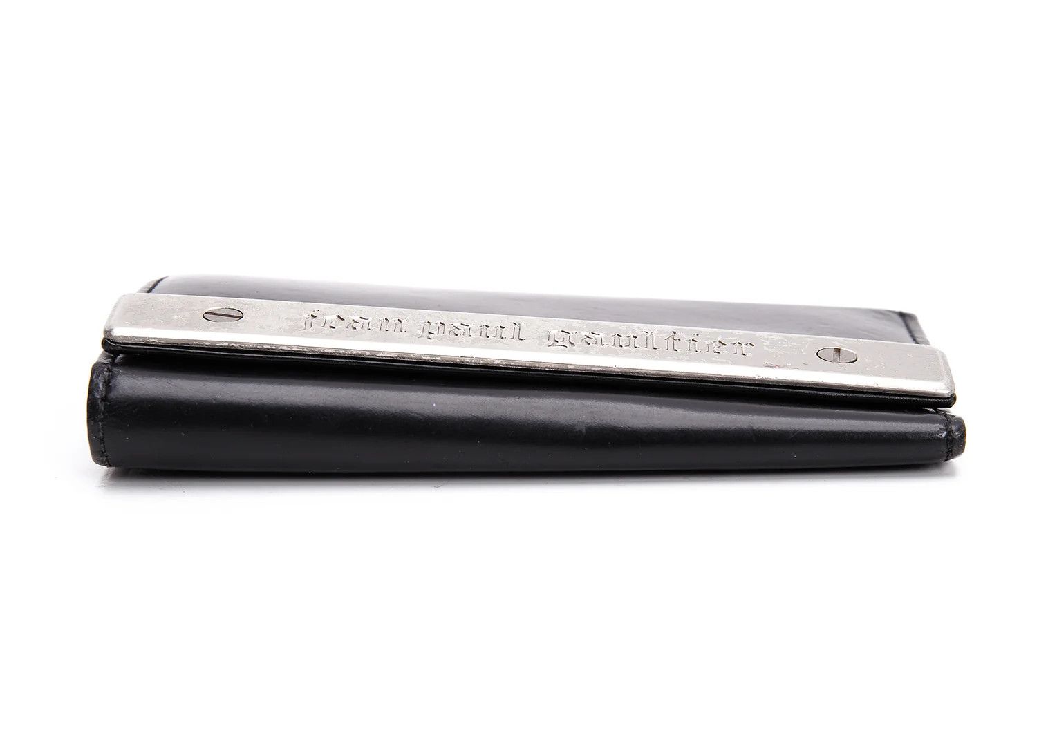 Jean Paul Gaultier Metal Plate Key Case in Black Size ONE SIZE - 4 Thumbnail