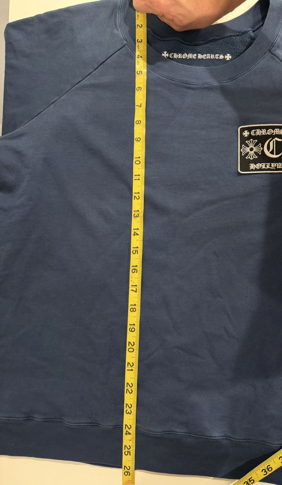 Chrome Hearts Chrome Hearts Patch Crewneck Size US L / EU 52-54 / 3 - 11 Thumbnail