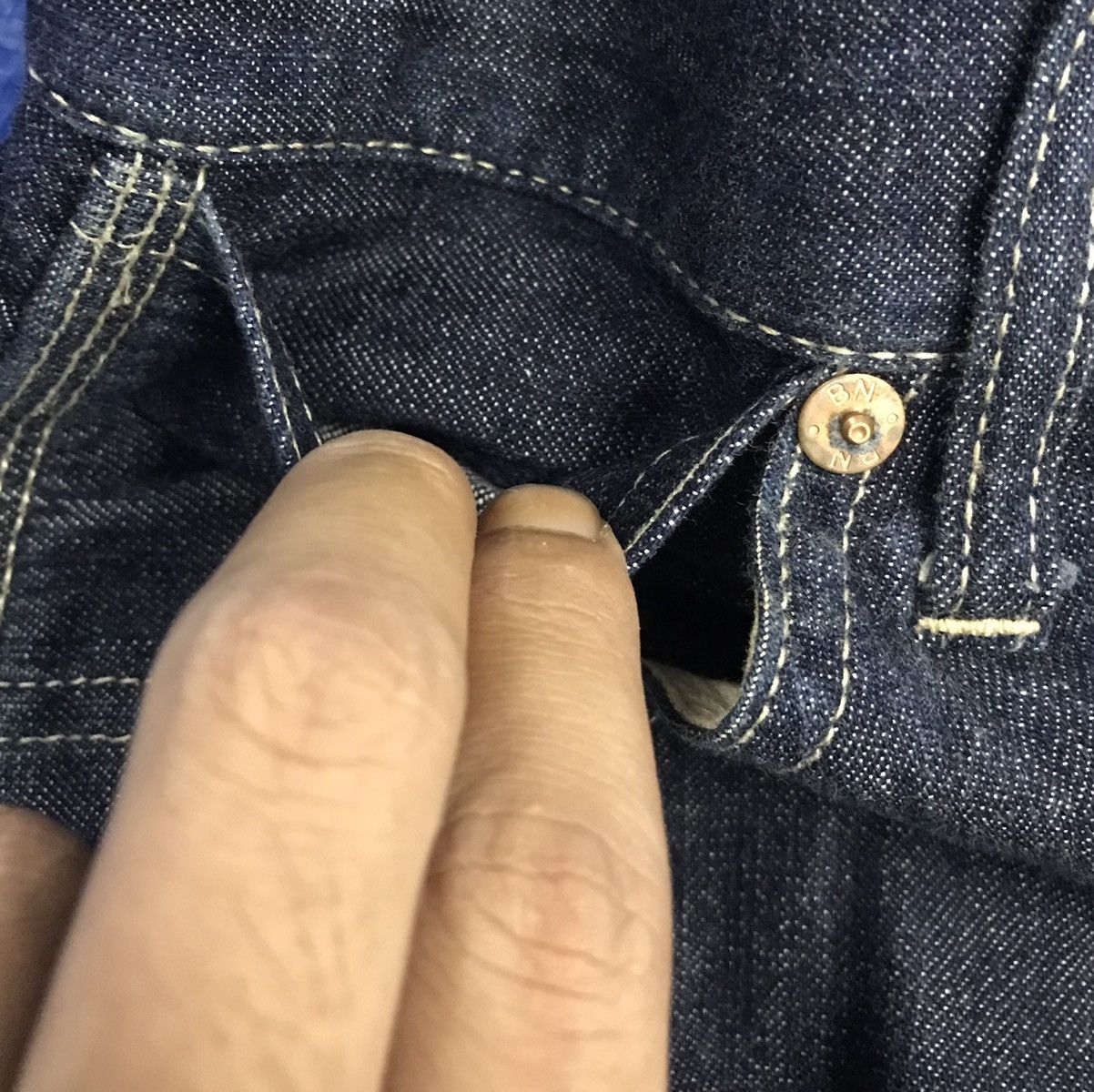 Japanese Brand × Vintage Vintage Back Number Quality Guaranteed Denim Pants Size US 31 - 7 Thumbnail