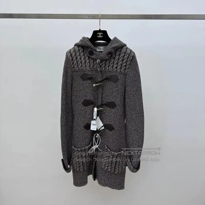 Dior Dior Gray Hooded Pullover Sweater . Size S / US 4 / IT 40 - 1 Thumbnail
