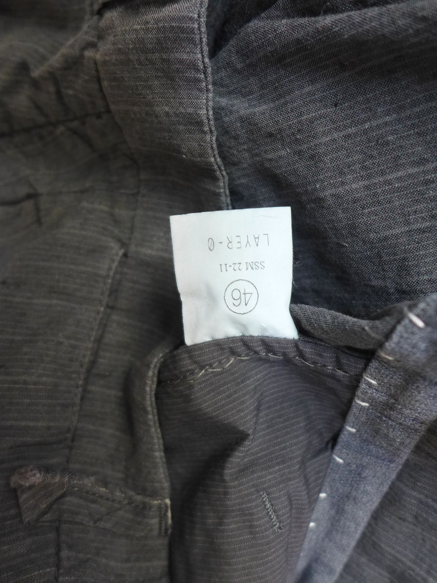 Layer-0 american pocket pants, gray, linen, SSM 22-11 Size US 30 / EU 46 - 6 Thumbnail