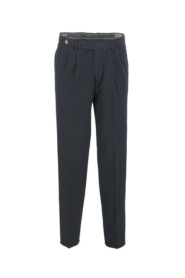 Brunello Cucinelli o1y0526 Casual Pant in Slate Blue Size US 36 / EU 52 - 1 Thumbnail