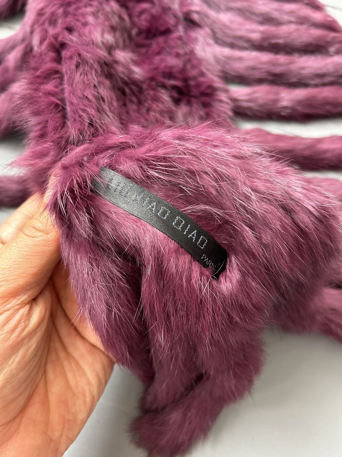 Japanese Brand Liu Xiao Qiao Paris fur scarf Size ONE SIZE - 3 Thumbnail