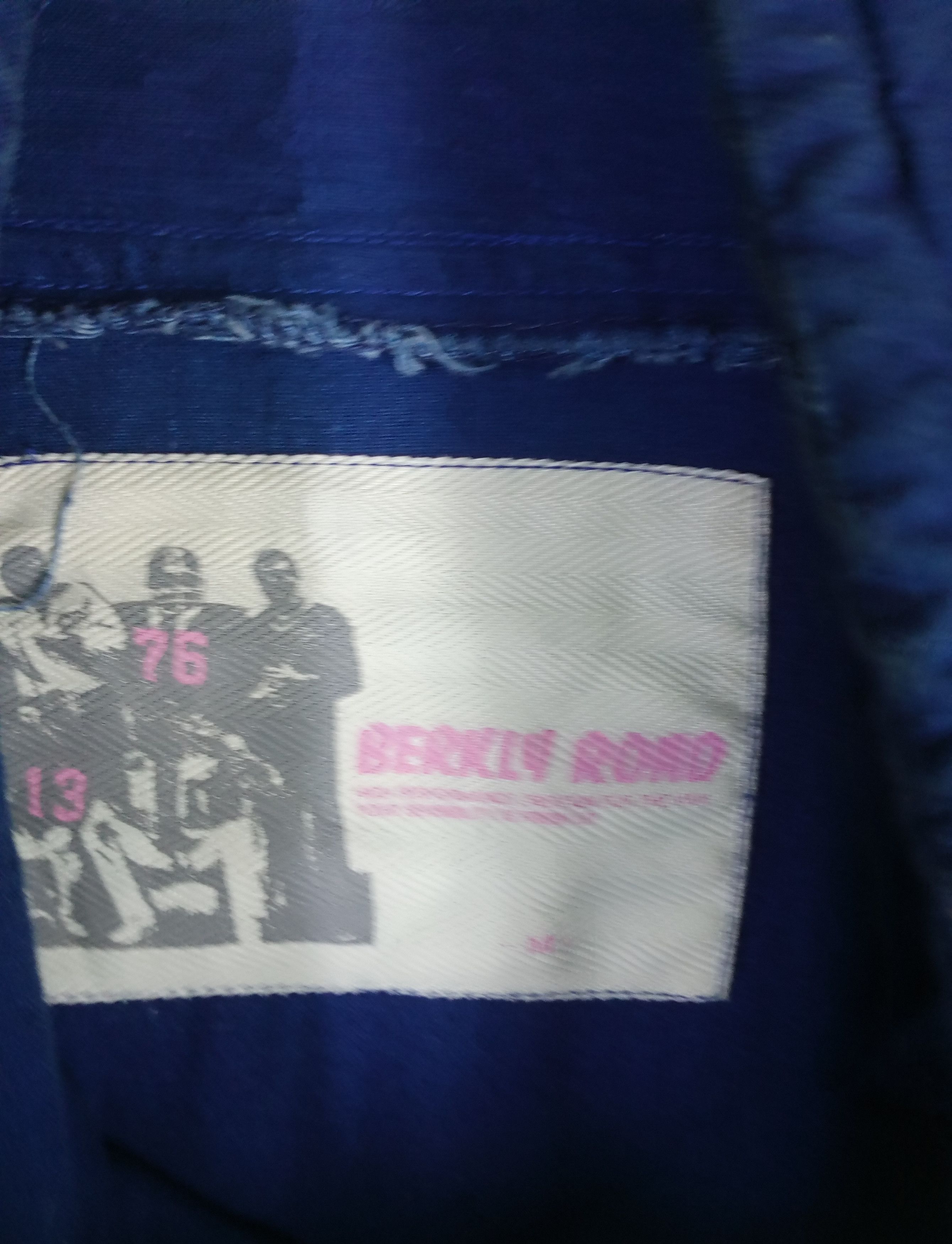 Issey Miyake RARE VINTAGE BERKLY ROAD DENIM BOMBER PATCH WORK JACKET Size US M / EU 48-50 / 2 - 9 Thumbnail