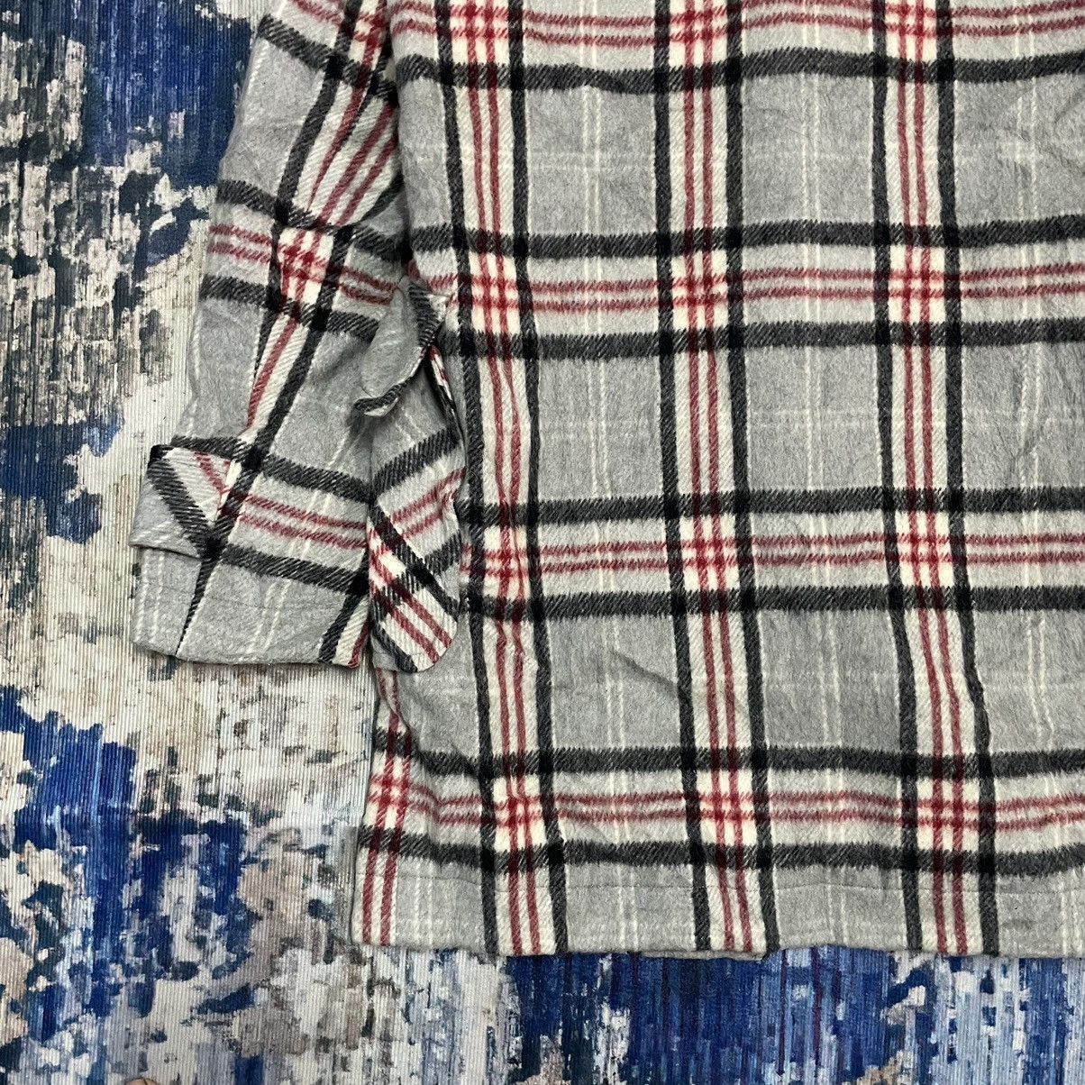 Hysteric Glamour Vintage 1990s Hysteric Glamour Plaid Wool Hooded Duffle Coat Size S / US 4 / IT 40 - 21 Thumbnail