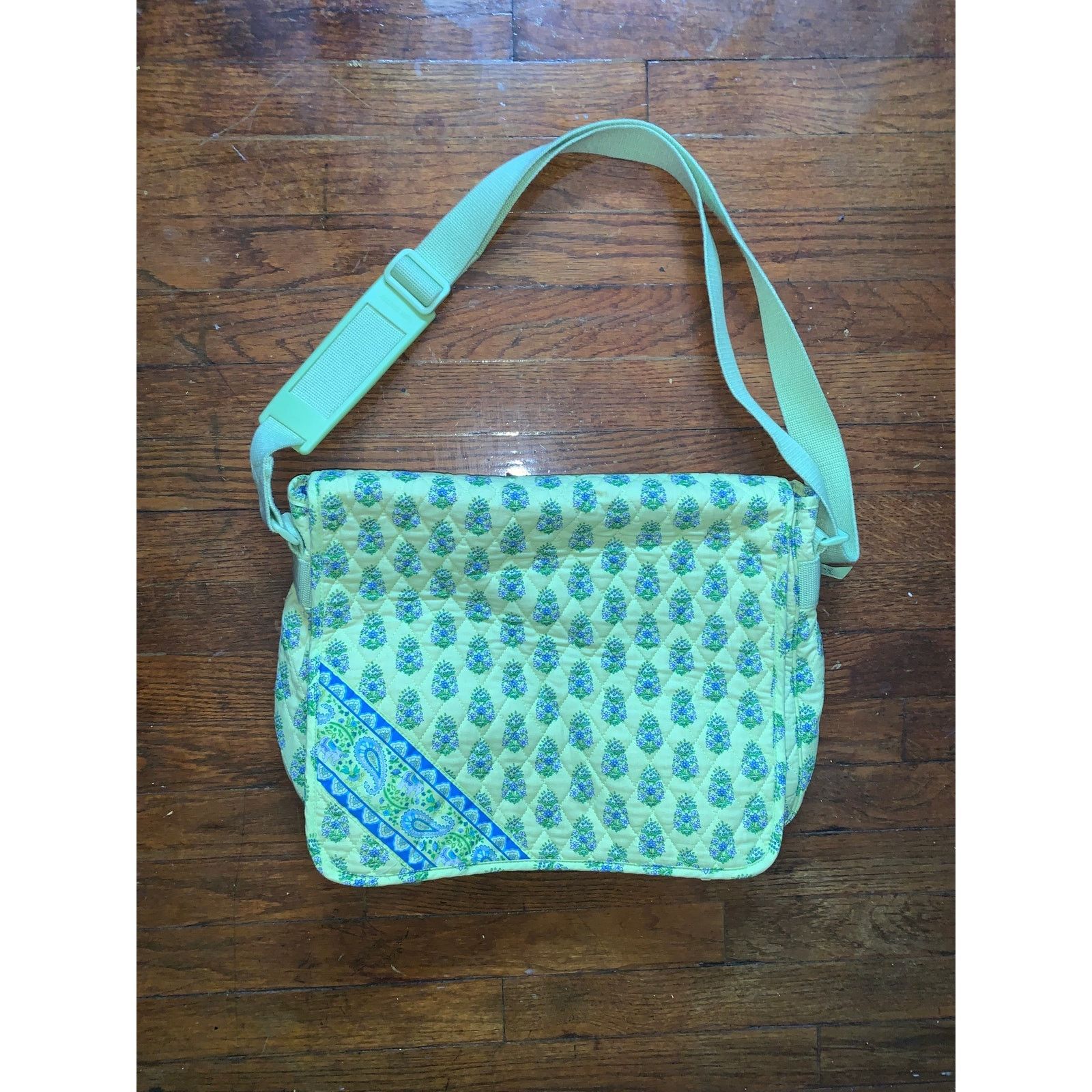 Vera Bradley Vera Bradley Patterned Bag Light Green Blue All Over Print Size ONE SIZE - 1 Thumbnail