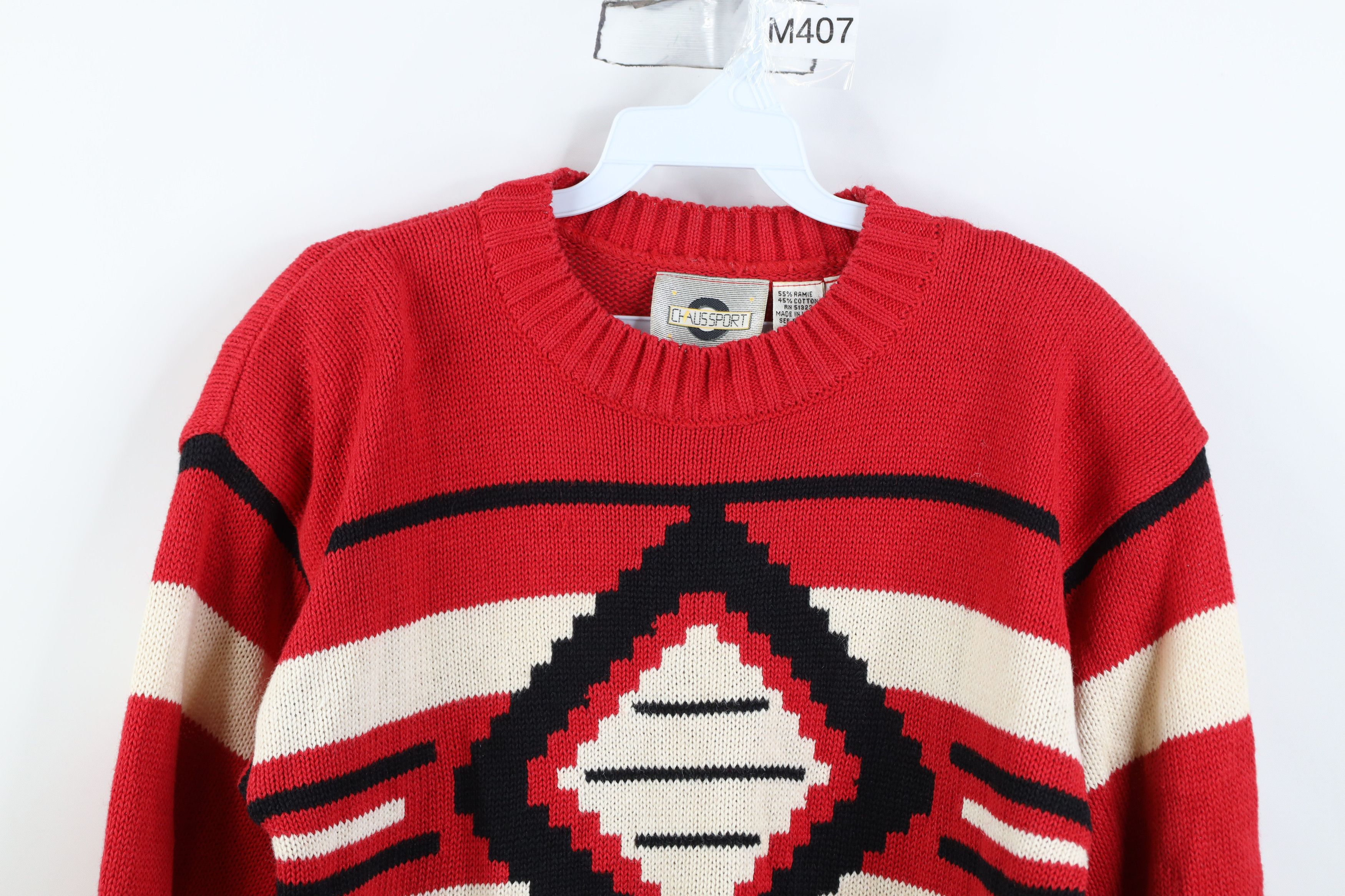 Vintage Vintage 90s Streetwear Southwestern Fair Isle Sweater Size M / US 6-8 / IT 42-44 - 2 Thumbnail