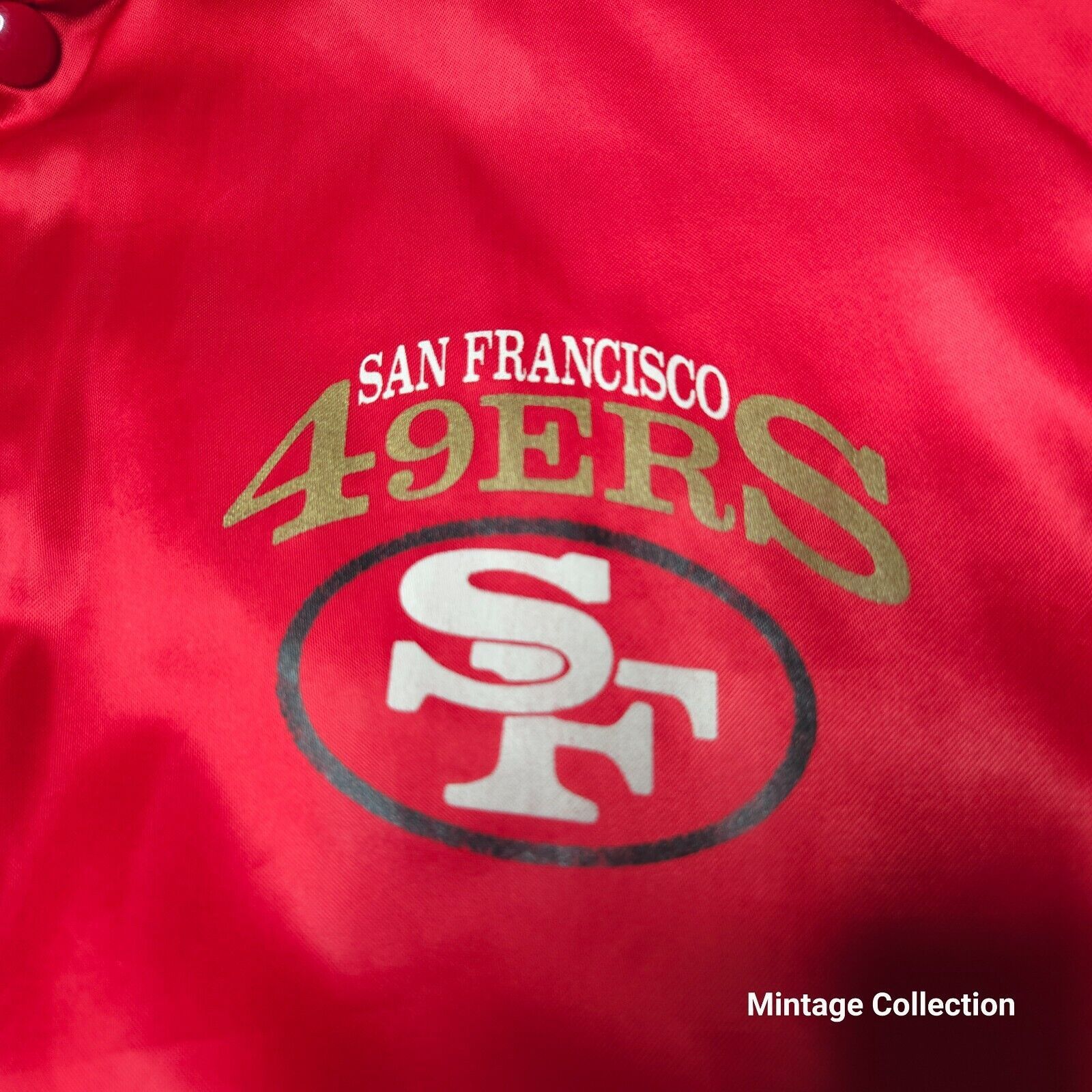 Chalk Line VINTAGE SAN FRANCISCO SF 49ERS CHALK LINE BOMBER JACKET M Size US M / EU 48-50 / 2 - 3 Thumbnail