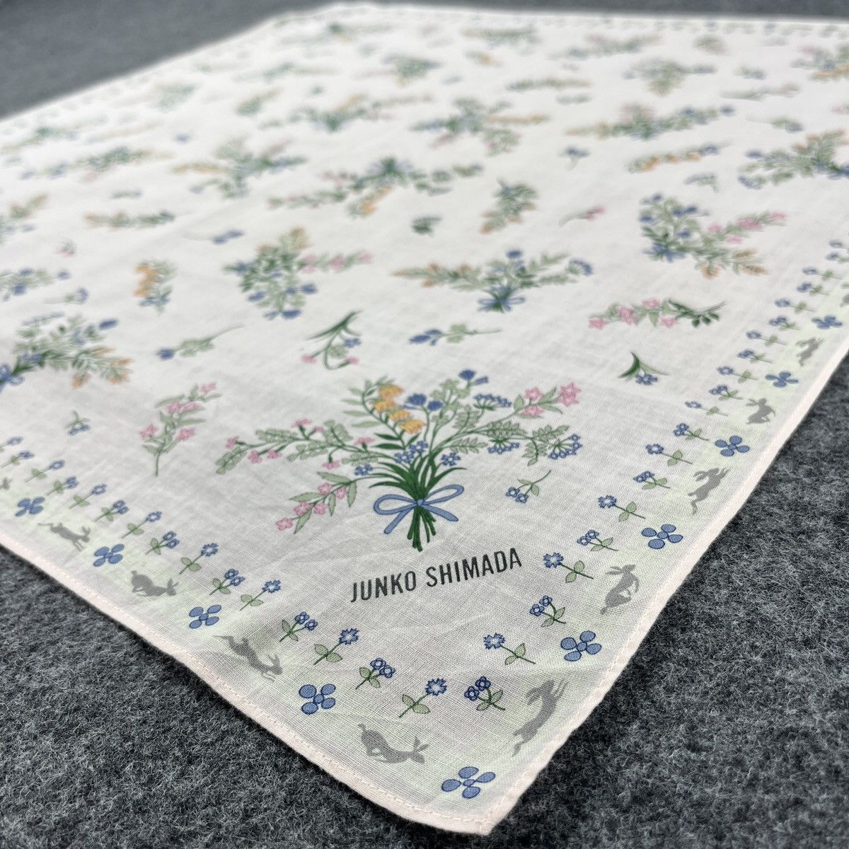 Japanese Brand × Junko Shimada × Vintage Junko Shimada Handkerchief Neckerchief Bandana B340 Size ONE SIZE - 4 Thumbnail