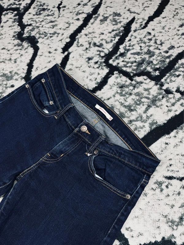 Levi's Levis 601 pin skinny jeans navy blue 30 Size 30" / US 8 / IT 44 - 4 Thumbnail