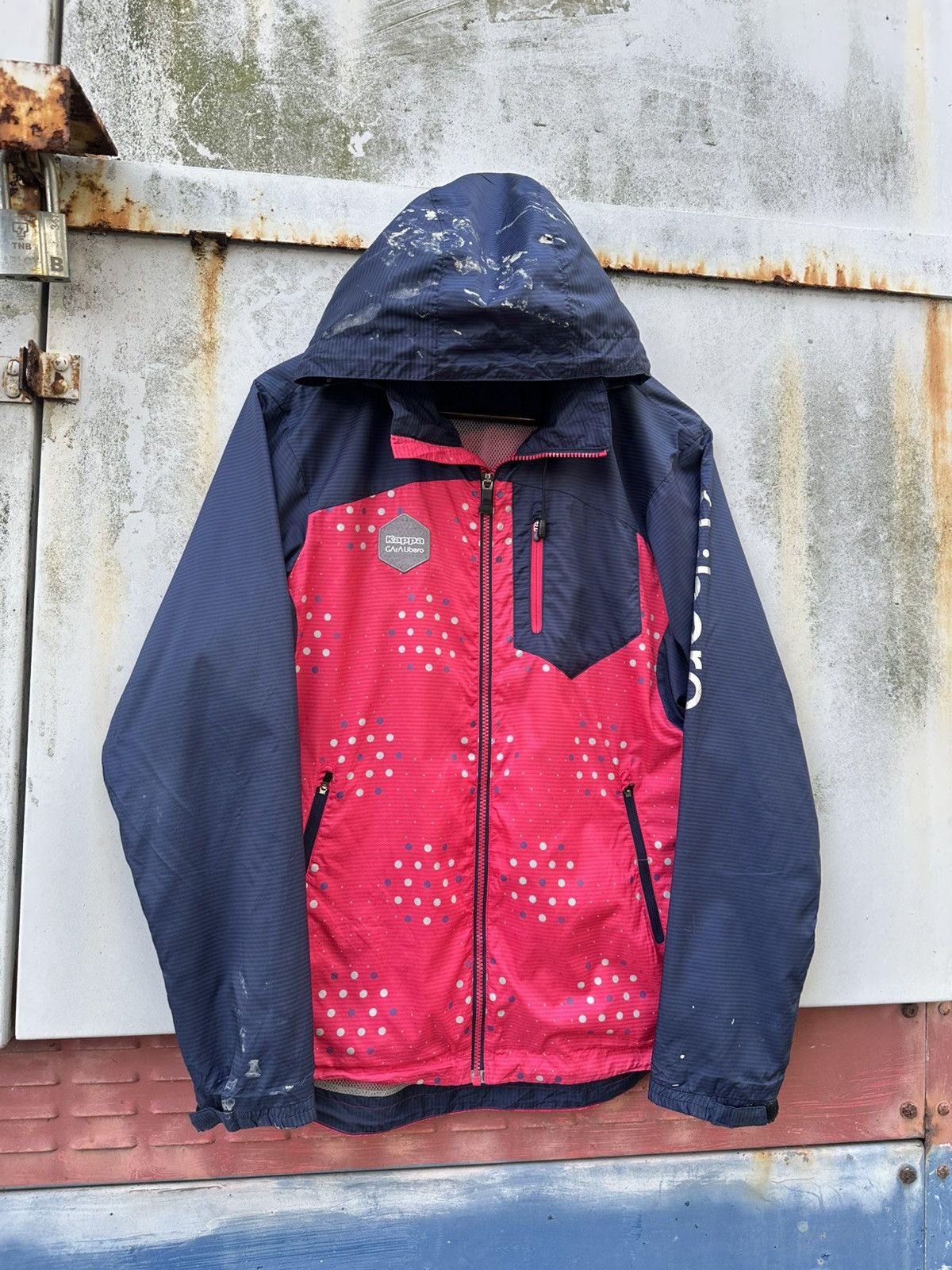 Kappa Kappa Garalibero Paint Splatter Hooded Jacket Size US M / EU 48-50 / 2 - 3 Thumbnail