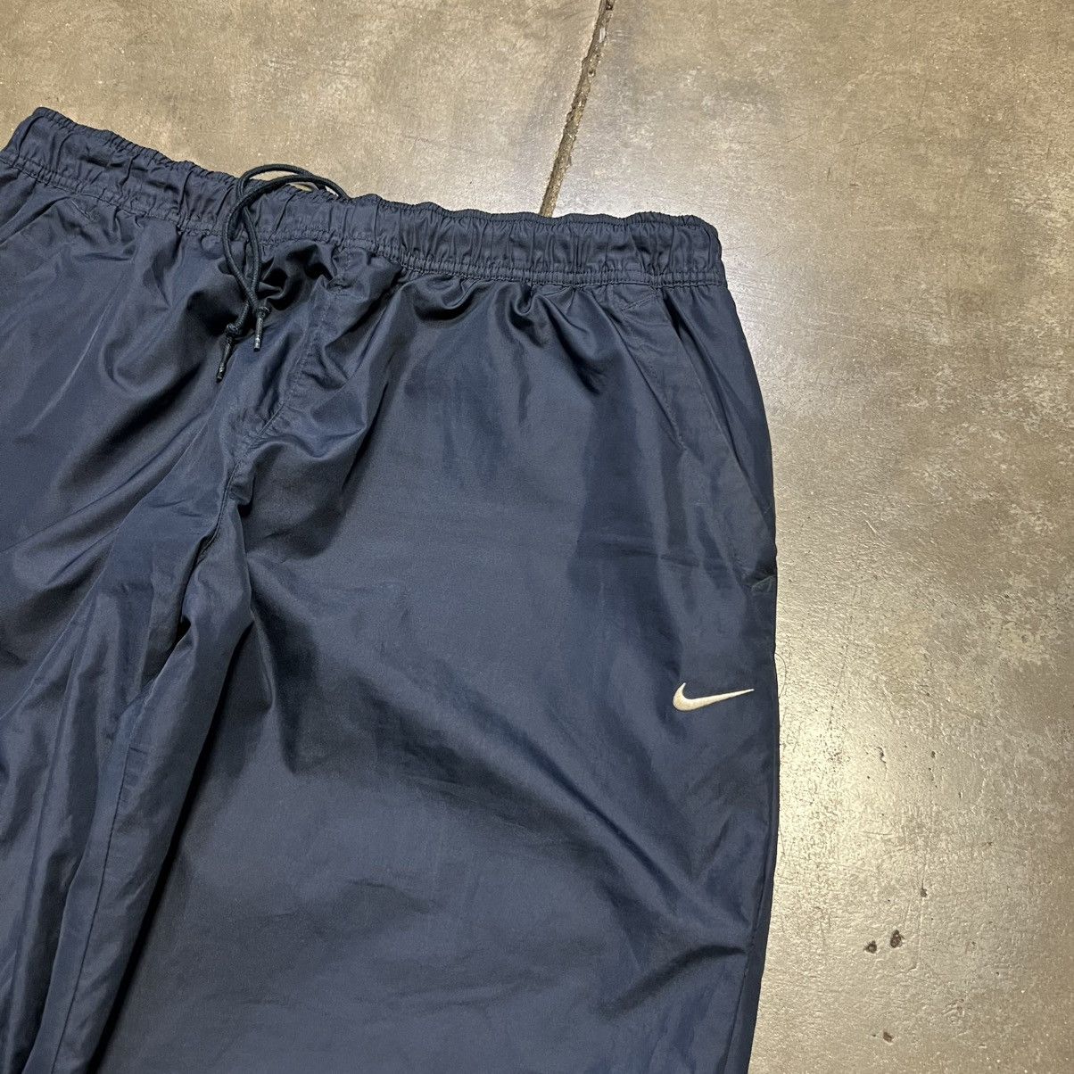 Nike Vintage Nike Mini Swoosh Baggy Track Sweatpants Flare Swoosh Size US 33 - 5 Thumbnail