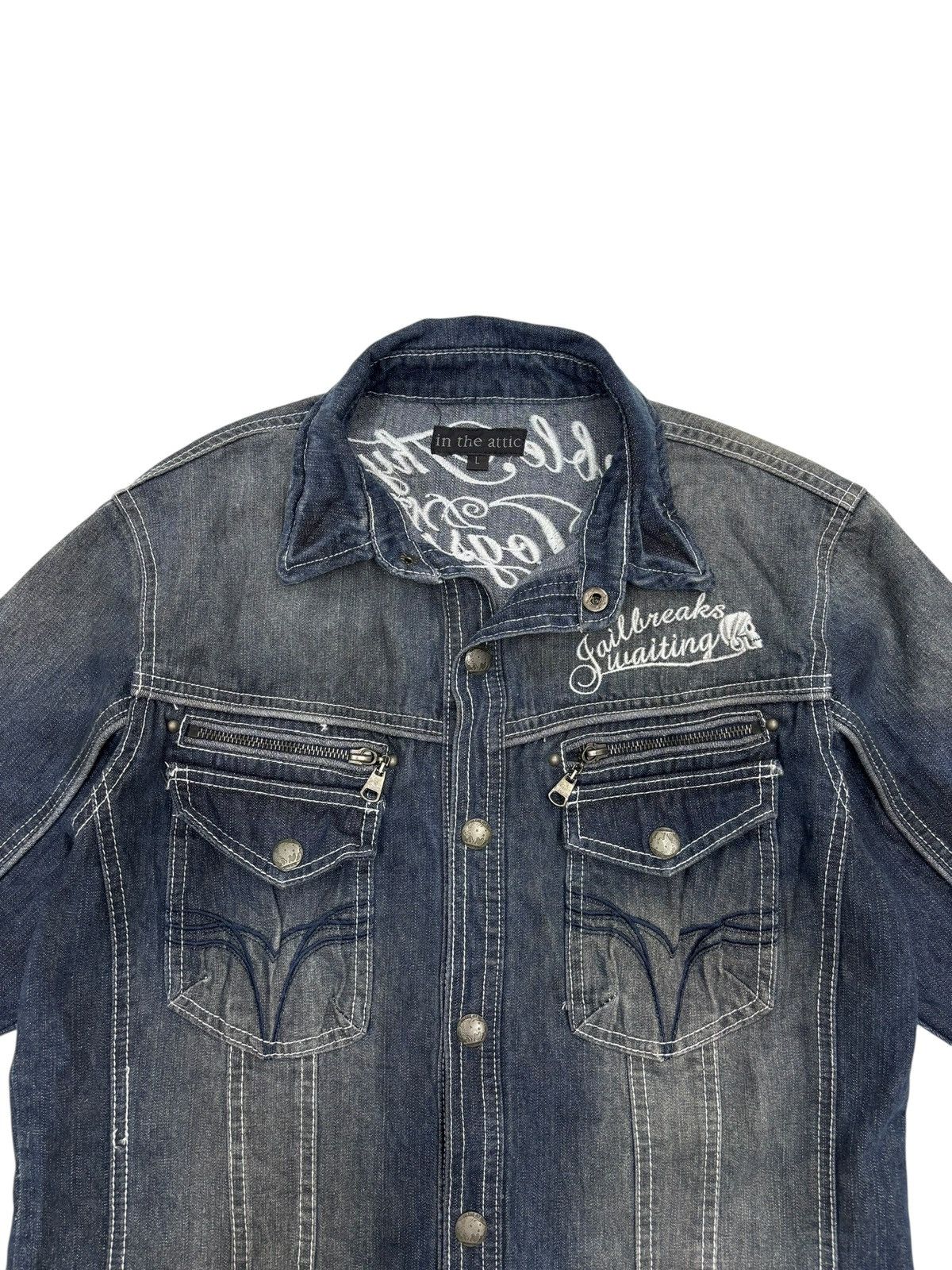 In The Attic IN THE ATTIC PUNK DENIM SHIRT Size US S / EU 44-46 / 1 - 10 Thumbnail