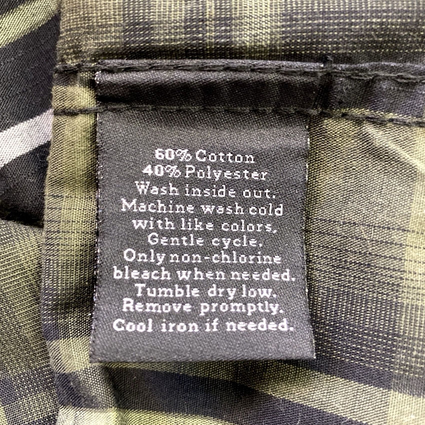 Vintage Rock & Republic Shirt Button-Up Long Sleeve Plaid Green 2XL Men Easy Care Cotton Size US XXL / EU 58 / 5 - 5 Thumbnail