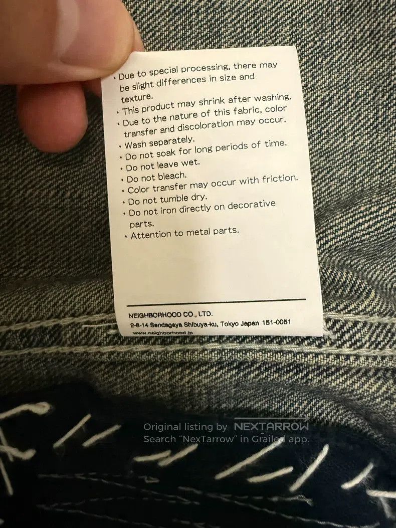 Neighborhood Neighborhood denim jacket Size US XL / EU 56 / 4 - 8 Thumbnail