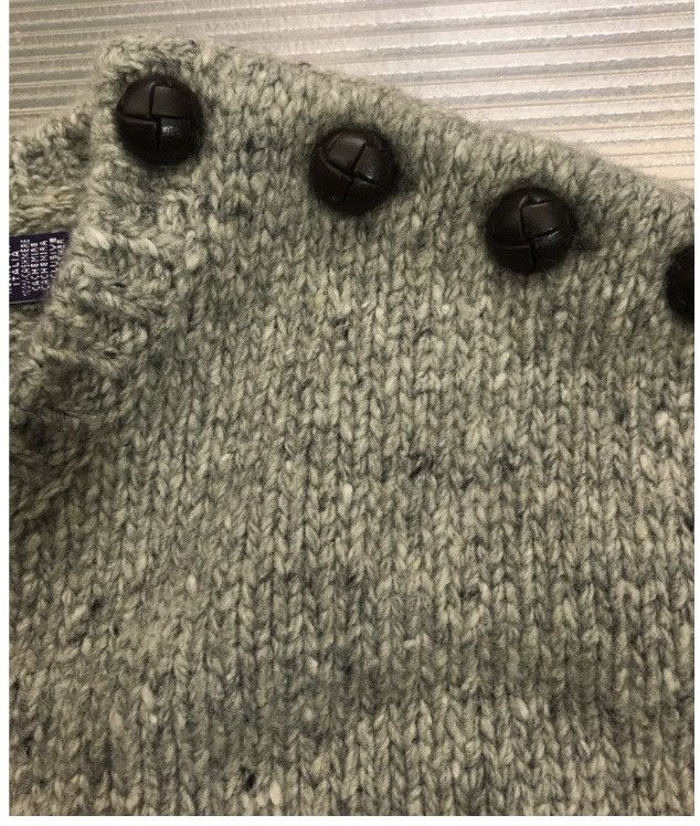 Ralph Lauren Purple Label RLPL 🇮🇹 grey cashmere Nebuchadnezzar button sweater M NEW Size US M / EU 48-50 / 2 - 6 Thumbnail
