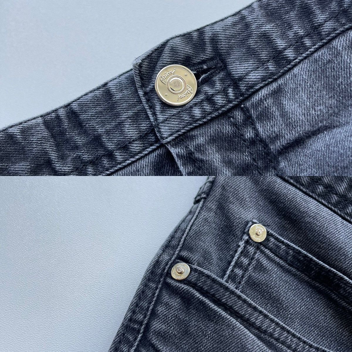 Brioni Brioni Stelvio HandMade Tailored Denim Jeans Grey Size US 36 / EU 52 - 7 Thumbnail