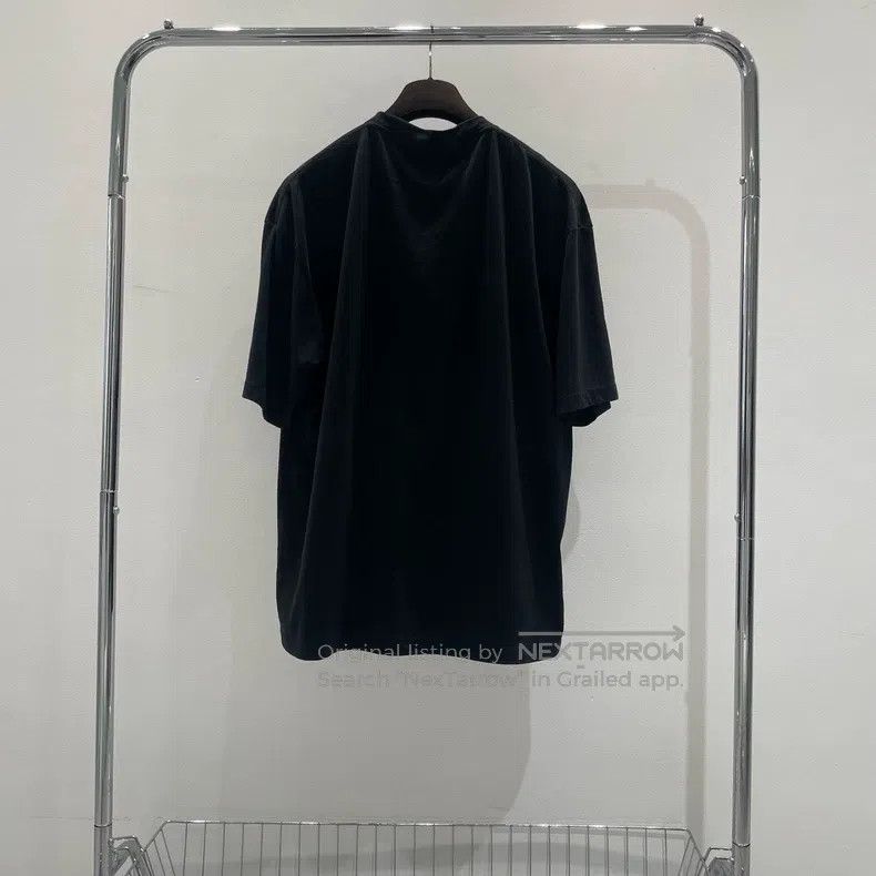 Balenciaga Balenciaga Black Printed Short Sleeve Size US L / EU 52-54 / 3 - 2 Thumbnail
