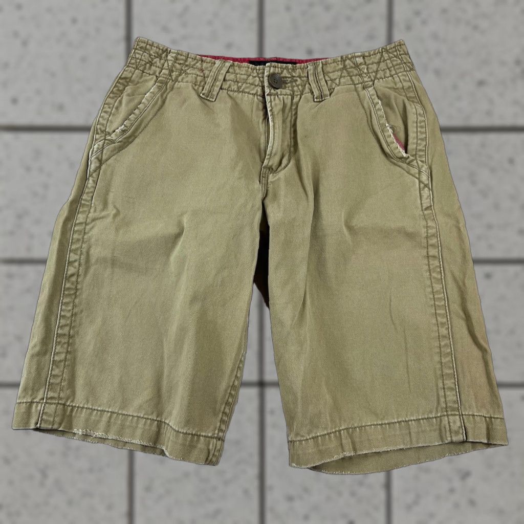 Quiksilver Quiksilver Mens Shorts Flat Front Pockets Chino Brown 28 Casual Cotton Beach Outdoor Size US 28 / EU 44 - 1 Thumbnail